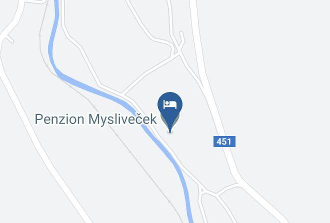 Bruntal - Penzion Myslivecek Maps