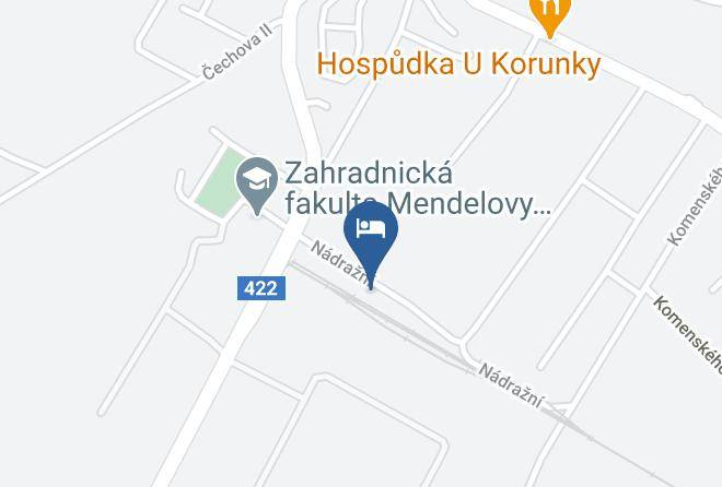 Breclav - Penzion Myslivna Lednice Maps