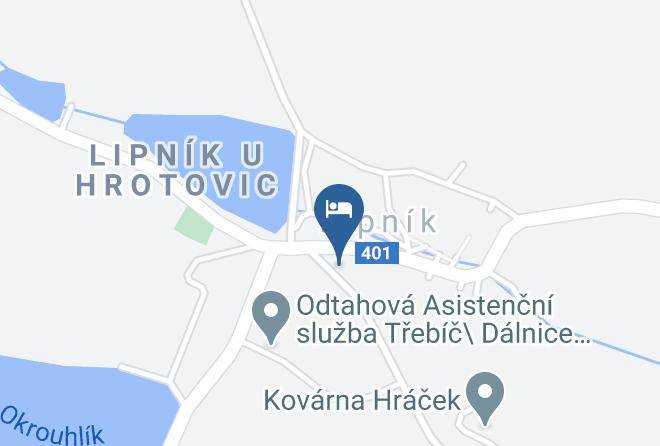 Trebic - Penzion Na 13 Maps
