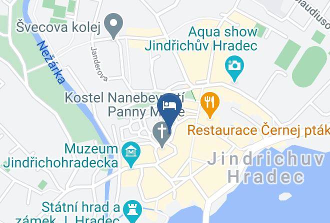 Jindrichuv Hradec - Penzion Na 15 Poledniku Maps