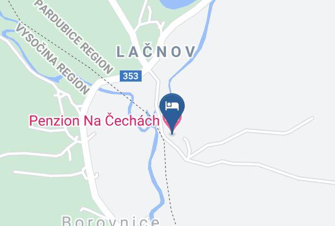 Svitavy - Penzion Na Cechach Maps