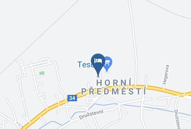 Svitavy - Penzion Na Chalupe Maps