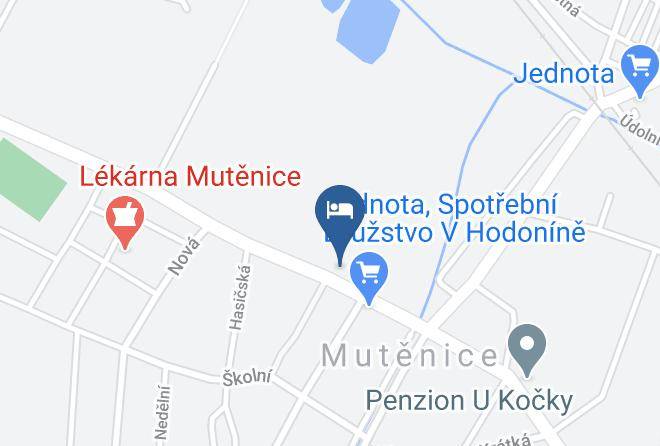 Hodonin - Penzion Na Dedine Maps