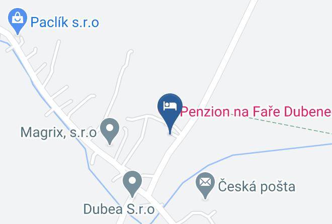 Trutnov - Penzion Na Fare Maps