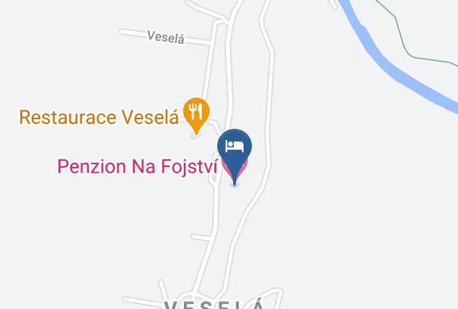 Vsetin - Penzion Na Fojstvi Maps