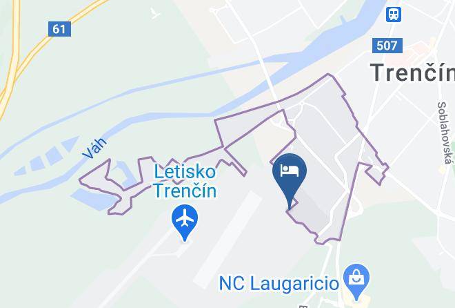 Trencin - Sky Park Letisko Trencin Maps