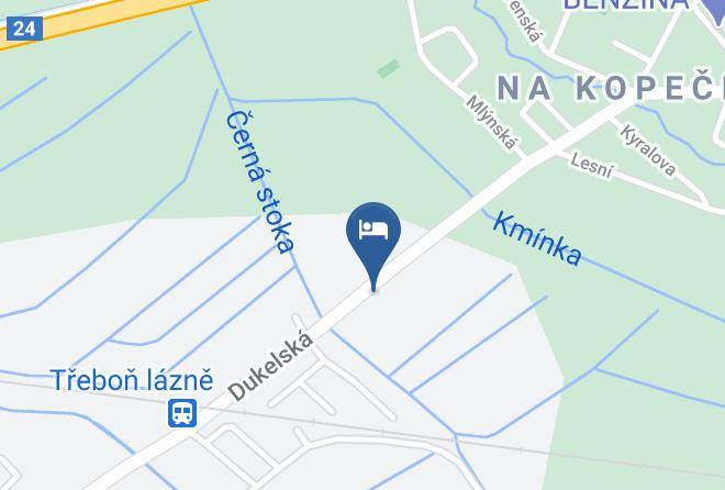 Jindrichuv Hradec - Penzion Na Lukach Maps