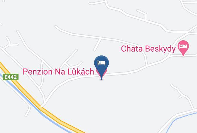 Vsetin - Penzion Na Lukach Maps