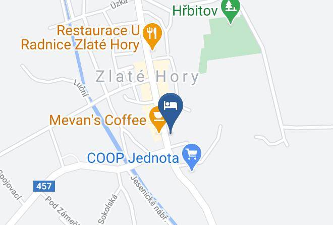 Jesenik - Penzion Na Namesti Maps