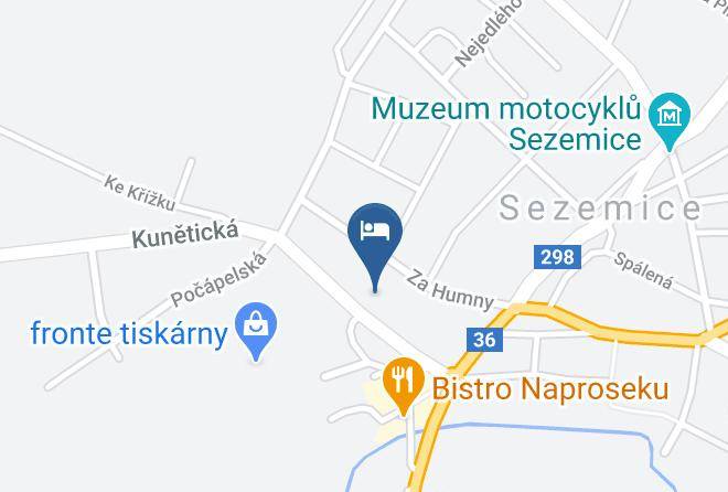 Sezemice - Penzion Na Namesti Maps