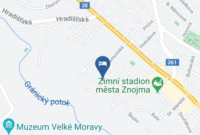 Znojmo - Penzion Na Navrsi Maps