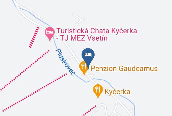 Vsetin - Penzion Na Pluskovci Maps