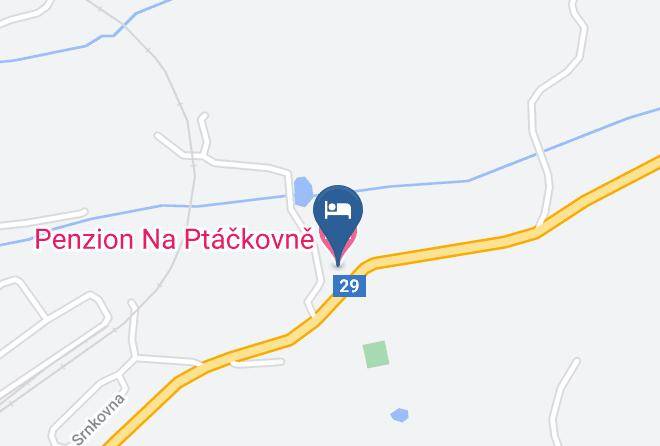 Pisek - Penzion Na Ptackovne Maps