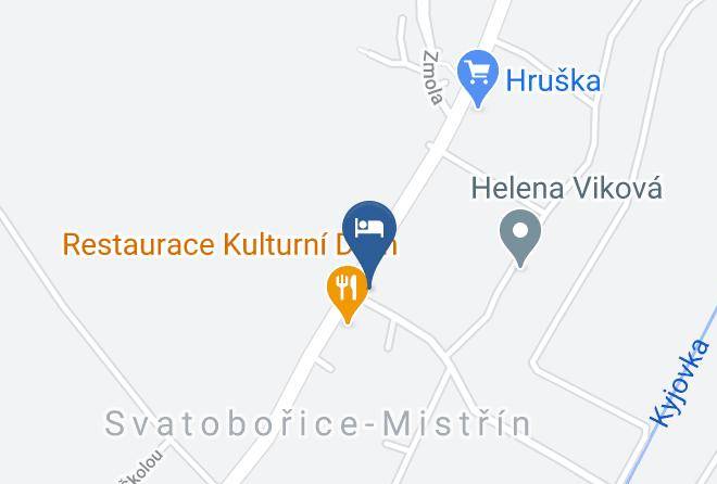 Hodonin - Penzion Na Rozcesti Maps