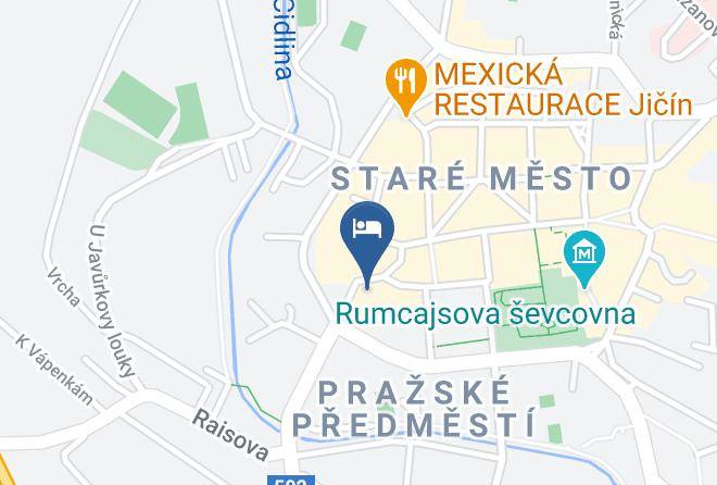 Jicin - Penzion Na Rynecku Maps
