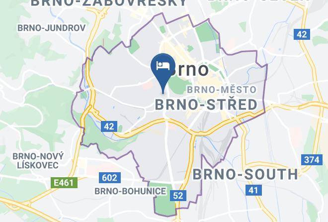 Brno - Penzion Na Starem Brne Maps