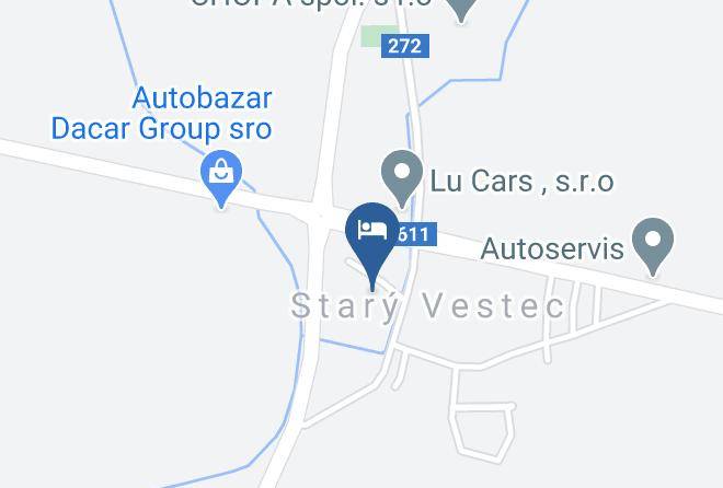 Nymburk - Penzion Na Statku Maps