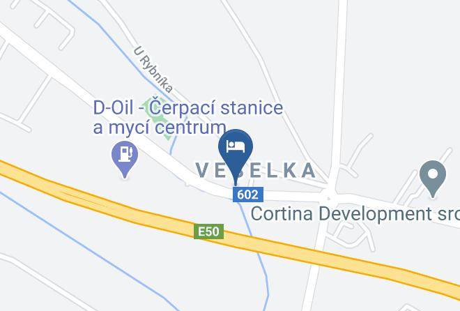 Brno Province - Penzion Na Veselce Maps