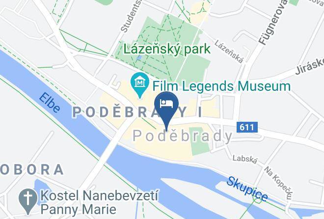 Nymburk - Penzion Na Zamku Maps