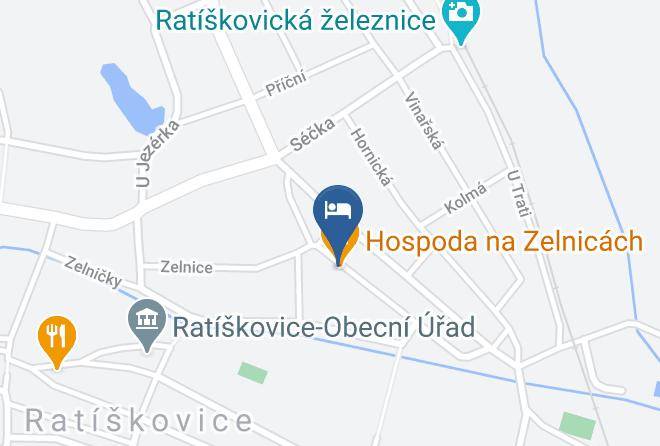 Hodonin - Penzion Na Zelnicach Maps