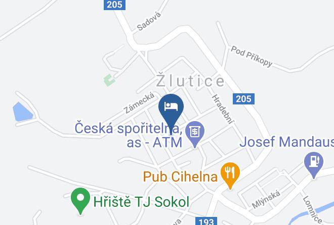 Carlsbad - Penzion Nad Hradbami Maps