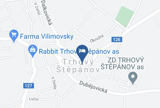 Benesov - Penzion Nad Zameckou Zdi Maps