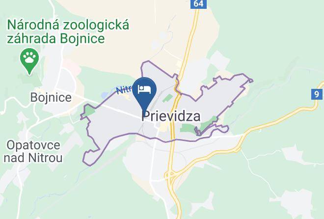 Prievidza - Penzion Nadka Maps
