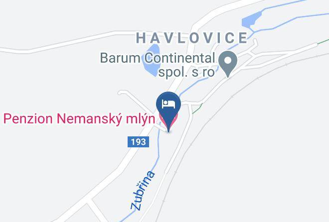 Domazlice - Penzion Nemansky Mlyn Maps