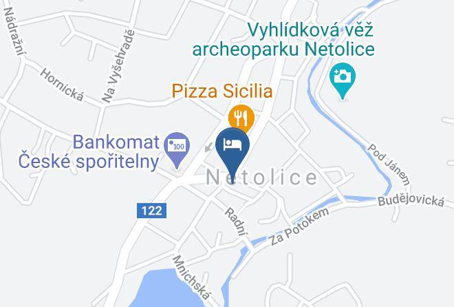 Prachatice - Penzion Netolice Lahudky Cukrarna Maps