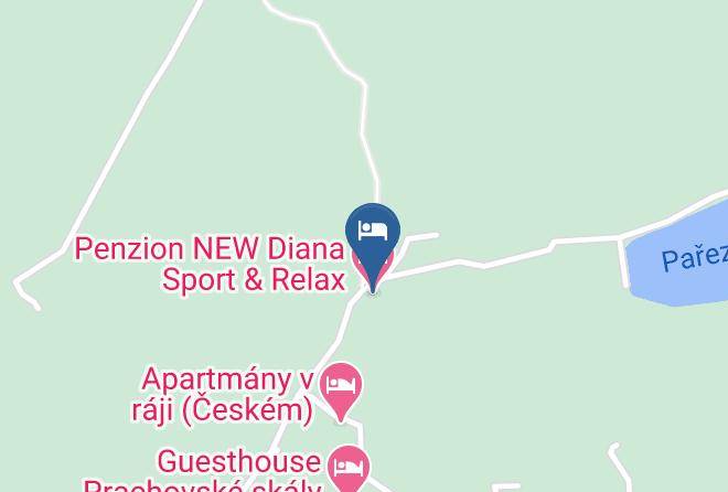 Jicin - Penzion New Diana Sport & Relax Maps