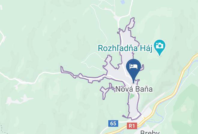 Zarnovica - Penzion No 1 Nova Bana Maps