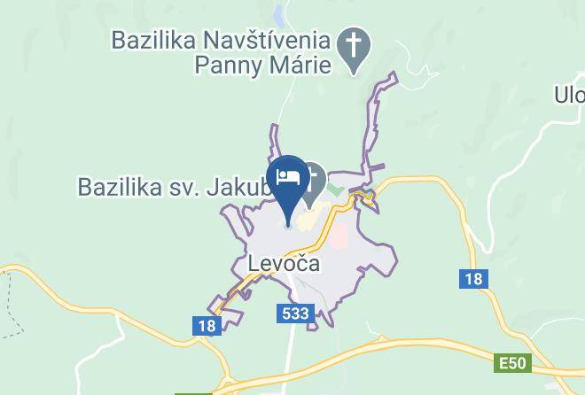 Levoca - Penzion Oaza Maps