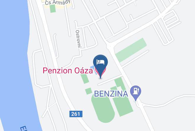 Litomerice - Penzion Oaza Maps