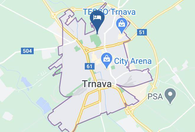 Trnava - Penzion Oaza Maps