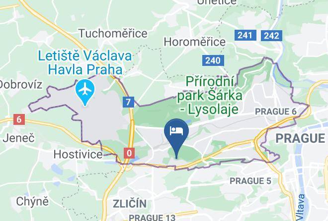 Prague - Penzion Olga Maps