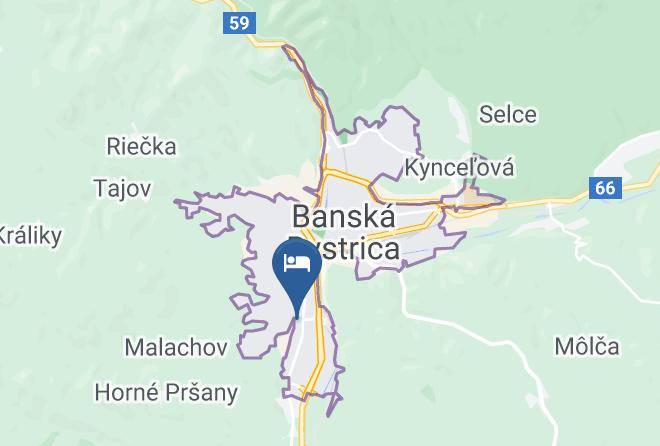Banska Bystrica - Penzion Olympia Maps