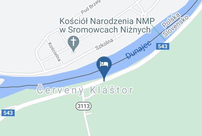 Kezmarok - Penzion Oravec Rafting Cerveny Klastor Maps