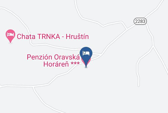 Dolny Kubin - Penzion Oravska Horaren Maps