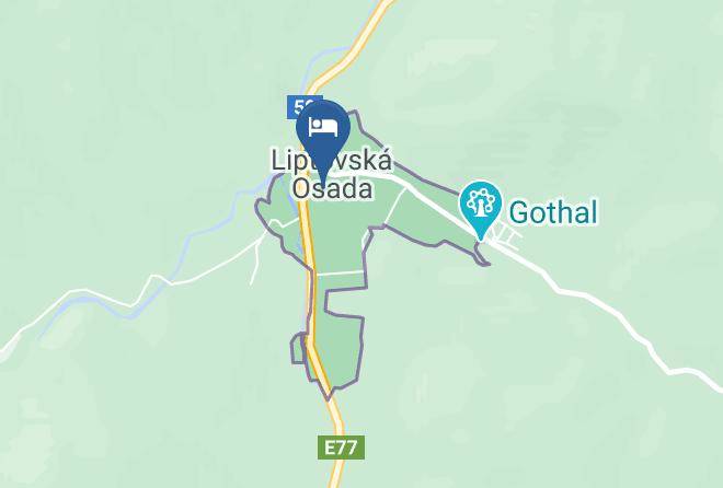 Ruzomberok - Penzion Osada Maps