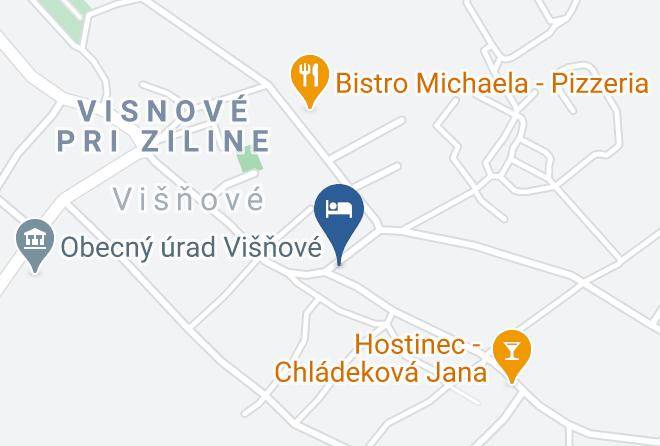 Visnove - Penzion Pagy Maps