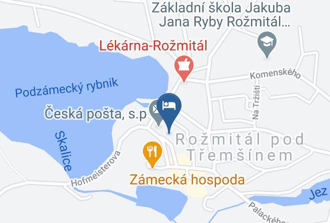 Pribram - Penzion Pansky Dum Maps