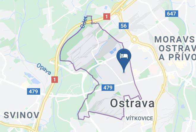 Ostrava - Penzion Paradise Maps