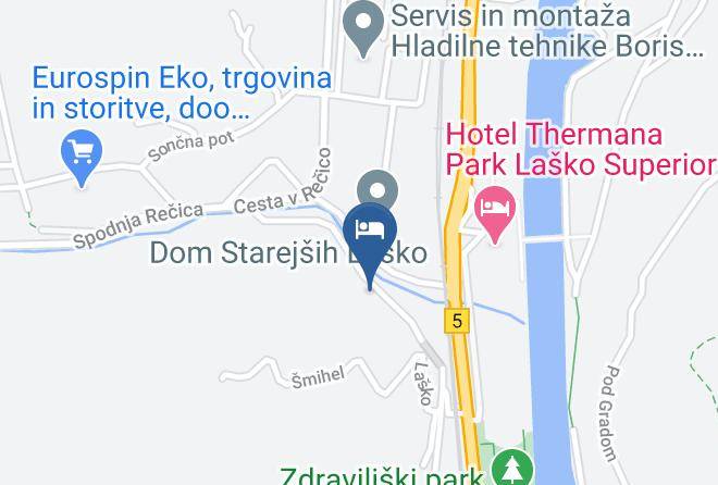 Lasko - Penzion Park Lasko Maps