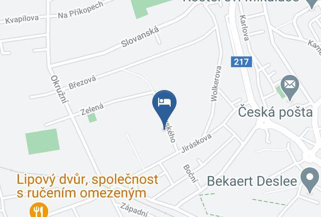 Cheb - Penzion Pavlik Maps