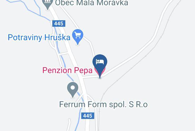 Bruntal - Penzion Pepa Maps