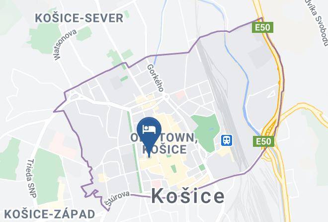 Kosice - Penzion Plaza Maps