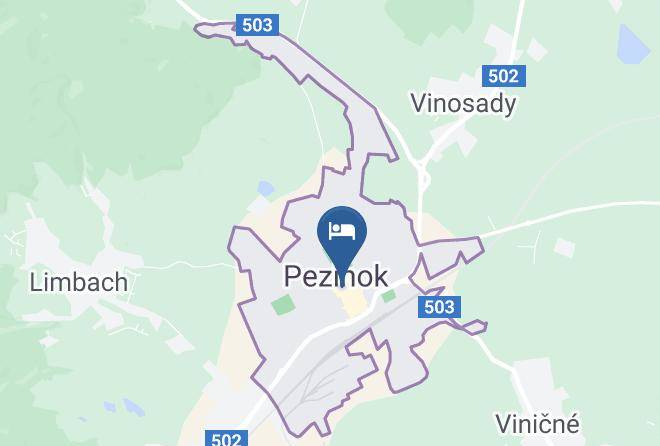 Pezinok - Penzion Pod Klastorom Maps