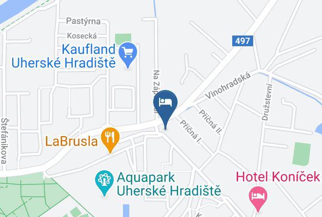 Uherske Hradiste - Penzion Pod Kopcem Uherske Hradiste Maps