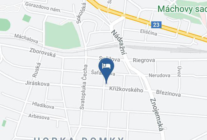 Trebic - Penzion Pod Kostelickem Maps