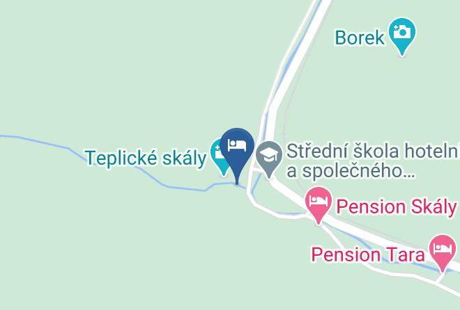 Nachod - Penzion Pod Ozvenou Maps